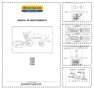 New Holland TC 5040 5050 5060 5070 5080 Combine Maintenance Manual ES
