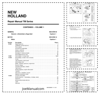 New Holland TM Series Tractor Repair Manual  ES