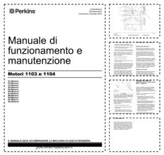Perkins 1103 1104 Engines Operation and Maintenance Manual