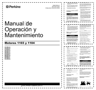 Perkins 1104D Engine Operation and Maintenance Manual ES