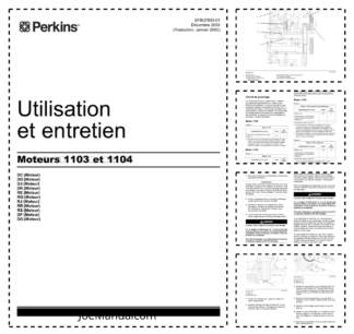 Perkins 1104D Engine Operation and Maintenance Manual FR