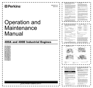 Perkins 400A 400D Engines Operation and Maintenance Manual EN
