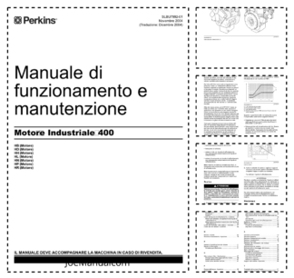 Perkins 400D Engine Operators Manual IT
