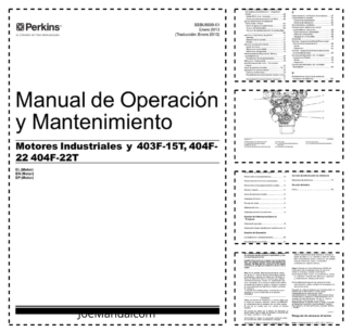 Perkins 403F-15T 404F-22 404F-22T Engines Operation and Maintenance Manual ES