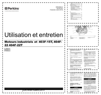 Perkins 403F-15T 404F-22 404F-22T Engines Operation and Maintenance Manual FR