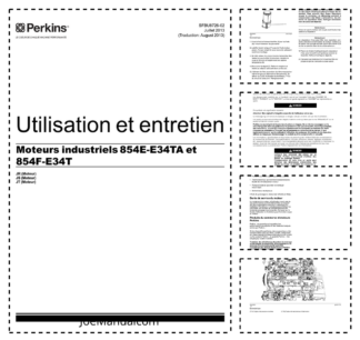 Perkins 854E-E34TA 854-E34T Engines Operation and Maintenance Manual FR