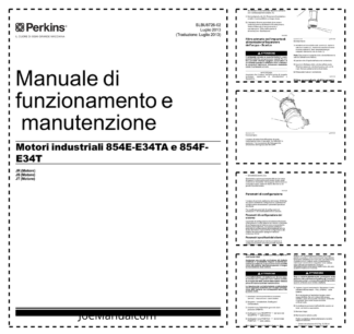 Perkins 854E-E34TA 854-E34T Engines Operation and Maintenance Manual IT