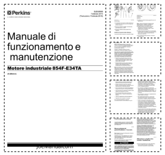Perkins 854F-E34T Engines Operation and Maintenance Manual IT