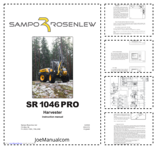 Sampo Rosenlew SR1046PRO Harvester Operators Manual
