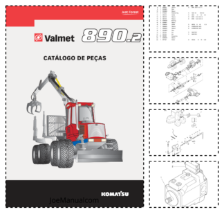 Valmet 890.2 Forwarder Parts Catalog PT