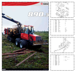 Valmet 890.3 Forwarder Parts Catalog