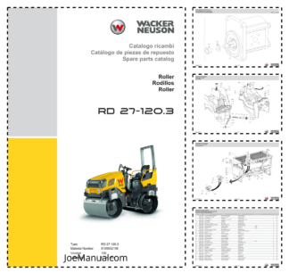 Wacker Neuson RD 27-120.3 Roller Parts Catalog v100 IT ES EN