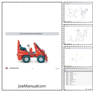 Weidemann 1030CX20 Wheel Loader Parts Catalog ES