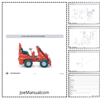 Weidemann 1030CX20 Wheel Loader Parts Catalog FR