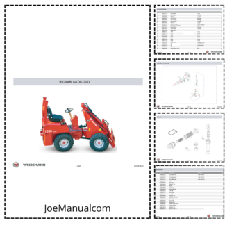Weidemann 1030CX20 Wheel Loader Parts Catalog IT