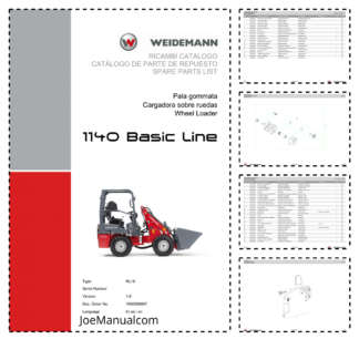 Weidemann 1140 Basic Line Wheel Loader Parts Catalog v1.0 IT ES EN