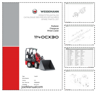 Weidemann 1140CX30 Wheel Loader Parts Catalog v1.0 DE FR EN