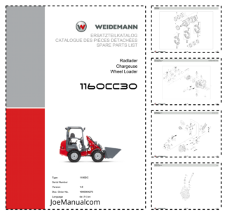 Weidemann 1160CC30 Wheel Loader Parts Catalog v1.0 DE FR EN
