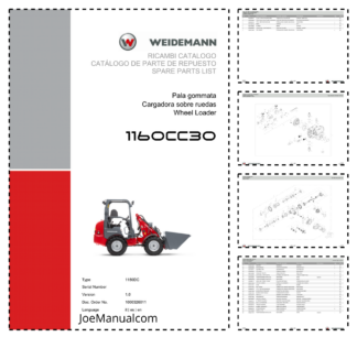 Weidemann 1160CC30 Wheel Loader Parts Catalog v1.0 IT ES EN