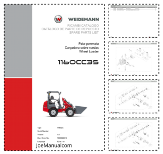Weidemann 1160CC35 Wheel Loader Parts Catalog 1.0 IT ES EN