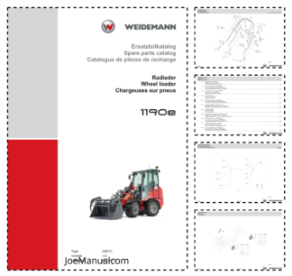Weidemann 1190e Wheel Loader Parts Catalog v1.0 DE EN FR