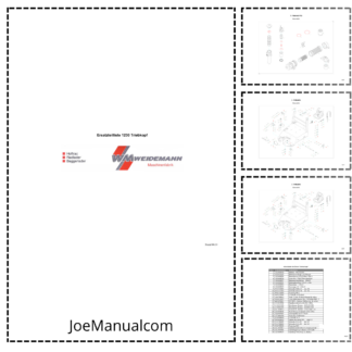 Weidemann 1230 Triebkopf Wheel Loader Parts Catalog
