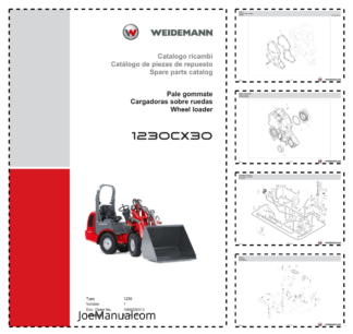 Weidemann 1230CX30 Wheel Loader Parts Catalog IT ES EN