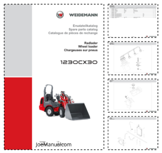 Weidemann 1230CX30 Wheel Loader Parts Catalog v1.0 DE EN FR
