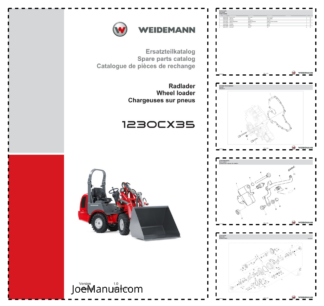 Weidemann 1230CX35 Wheel Loader Parts Catalog v1.0 DE EN FR