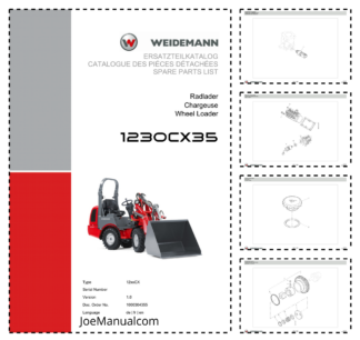 Weidemann 1230CX35 Wheel Loader Parts Catalog v1.0 DE FR EN