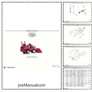 Weidemann 1240 P26 P27 P33 P34 Wheel Loader Parts Catalog