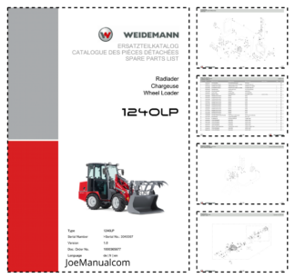Weidemann 1240LP Wheel Loader Parts Catalog v1.0 SN 3040067 DE FR EN