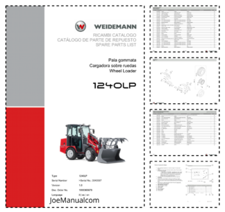 Weidemann 1240LP Wheel Loader Parts Catalog v1.0 SN 3040067 IT ES EN