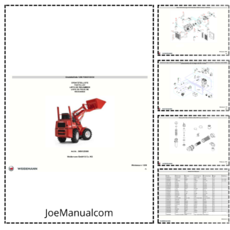Weidemann 1250 P26 P27 P33 P34 Wheel Loader Parts Catalog