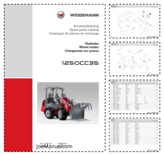 Weidemann 1250CC35 Wheel Loader Parts Catalog DE EN FR