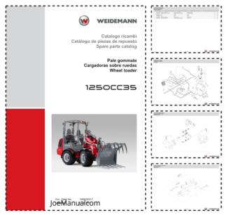 Weidemann 1250CC35 Wheel Loader Parts Catalog IT ES EN