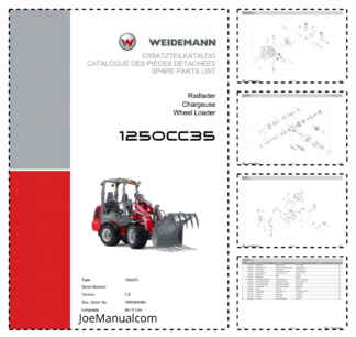 Weidemann 1250CC35 Wheel Loader Parts Catalog v1.0 DE FR EN