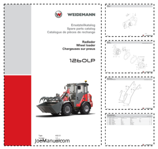Weidemann 1260LP Wheel Loader Parts Catalog v1.0 DE EN FR