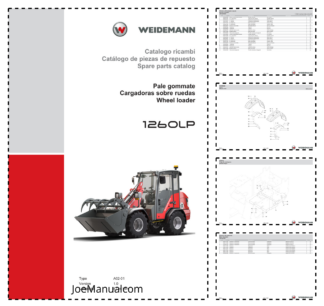 Weidemann 1260LP Wheel Loader Parts Catalog v1.0 IT ES EN