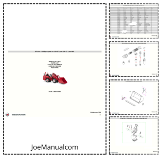 Weidemann 1350 Wheel Loader Parts Catalog