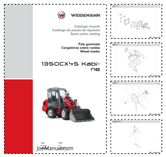 Weidemann 1350CX45 Kabine Wheel Loader Parts Catalog v1.0 IT ES EN