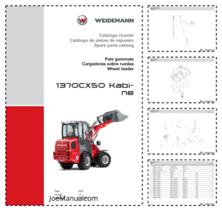 Weidemann 1370CX50 Kabine Wheel Loader Parts Catalog v1.0 IT ES EN