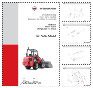 Weidemann 1370CX50 Wheel Loader Parts Catalog v1.0 DE EN FR