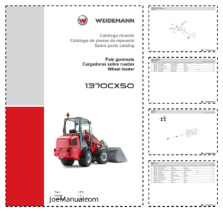Weidemann 1370CX50 Wheel Loader Parts Catalog v1.0 IT ES EN
