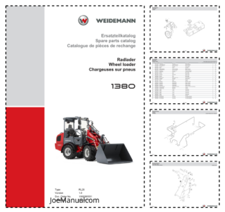 Weidemann 1380 Wheel Loader Parts Catalog v1.0 DE EN FR 10000385551