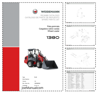 Weidemann 1380 Wheel Loader Parts Catalog v1.0 IT ES EN 1000038552