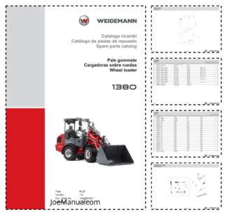 Weidemann 1380 Wheel Loader Parts Catalog v1.0 IT ES EN 10000385552