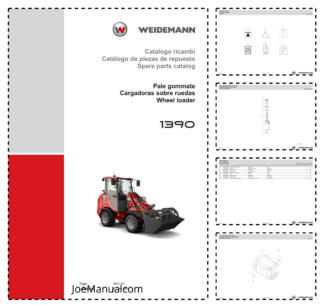 Weidemann 1390 A01-01 Wheel Loader Parts Catalog IT ES EN