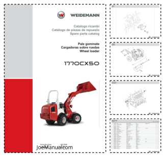 Weidemann 1770CX50 Wheel Loader Parts Catalog SN -05.2008 IT ES EN