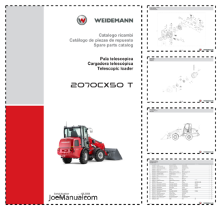 Weidemann 2070CX50 T Telescopic Loader Parts Catalog SN -05.2008 IT ES EN